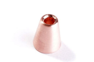 Kordelenden, 4mm, kupfer, 2 Stück